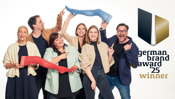 Preis für Design-Kampagne Rund- und Flachstrick / medi gewinnt den German Brand Award 2025