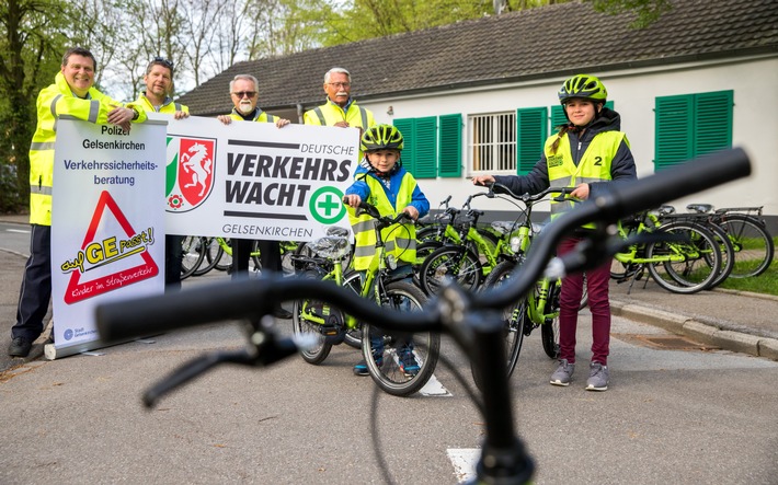 POL-GE: Verkehrswacht GE sponsert neue Fahrräder