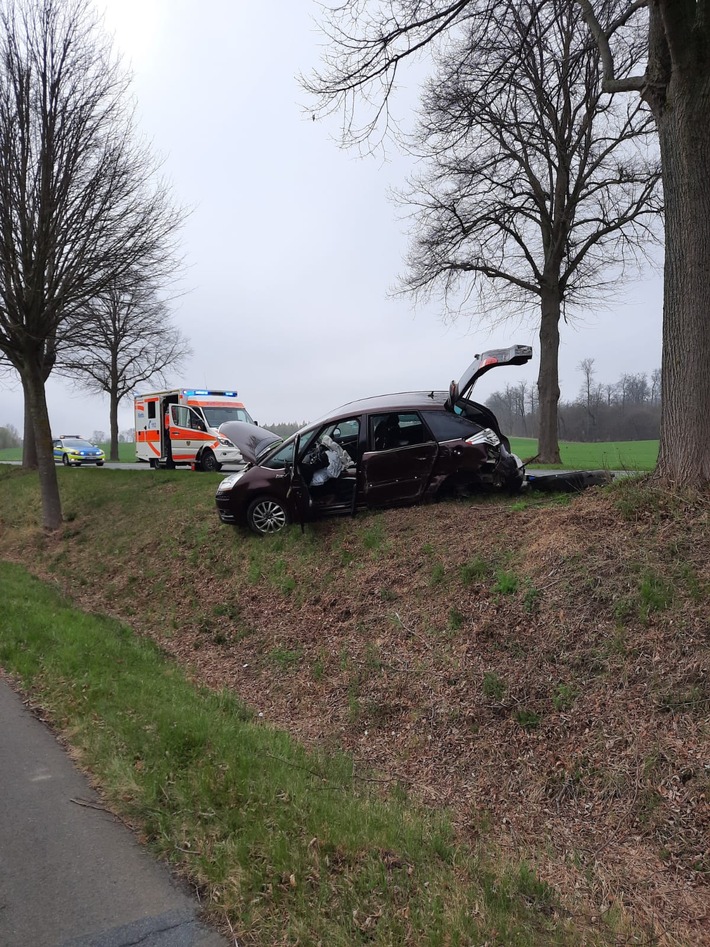 FW Helmstedt: Verkehrsunfall auf der B244