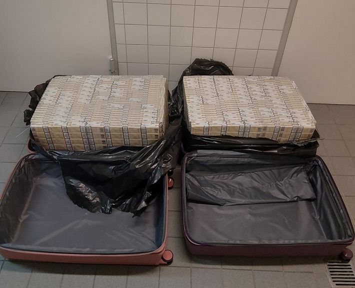 BPOLD FRA: Fund von 64 Kilogramm Zigaretten - Schmuggel verhindert