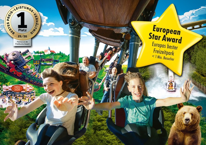 Tripsdrill zum 11. Mal Europas bester Freizeitpark!