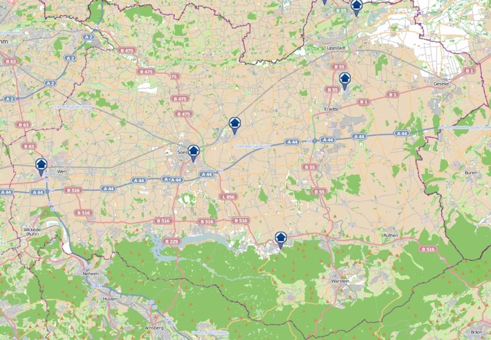 POL-SO: Kreis Soest - Wohnungseinbruchradar