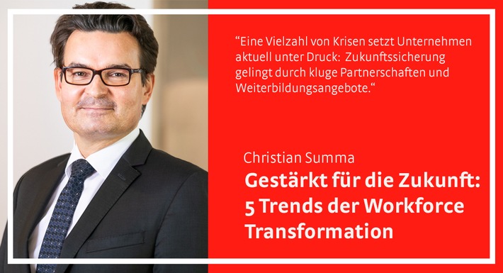 Gestärkt für die Zukunft: 5 Trends der Workforce Transformation