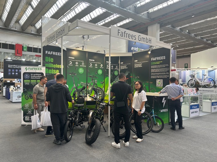 Fafrees stellt auf der Eurobike 2025 erstmals EU-zertifizierte 45 km/h E-Bikes vor
