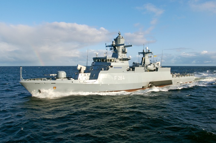Korvette "Ludwigshafen am Rhein" läuft zum Einsatz ins Mittelmeer aus