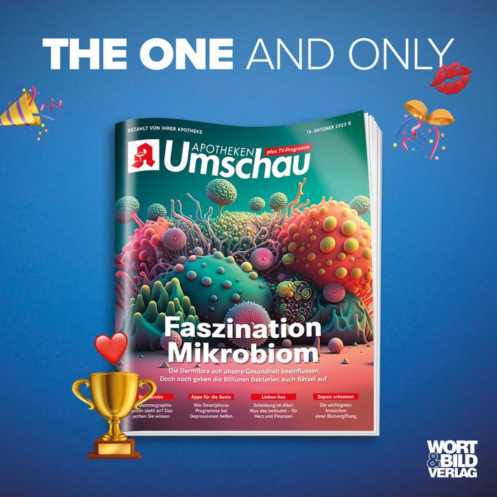 Apotheken Umschau: "Faszination Mikrobiom" ist Cover des Jahres 2023