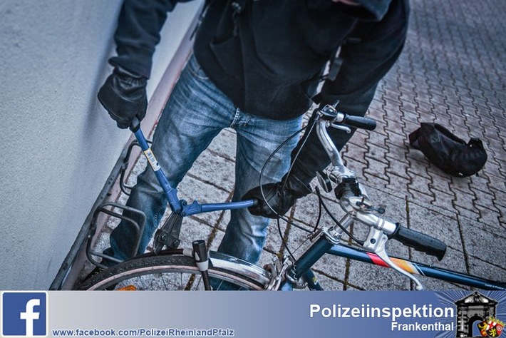 POL-PDLU: (Frankenthal) - Fahrraddieb auf frischer Tat gestellt