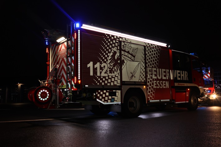 FW-E: Kellerbrand in Frohnhausen - zwei verletzte Personen