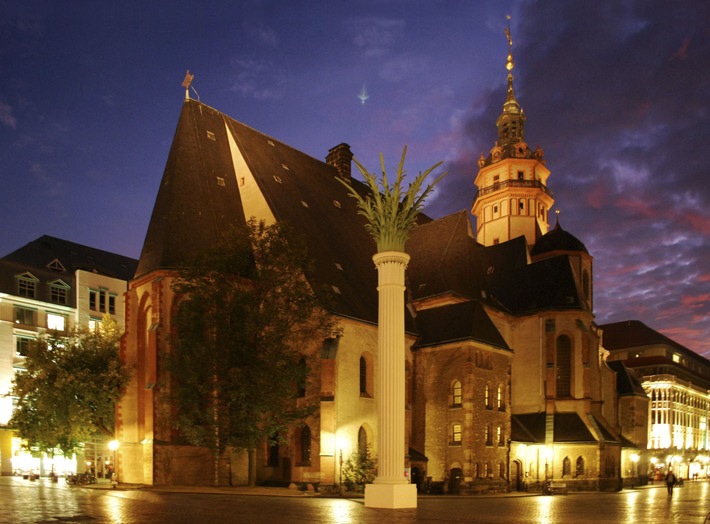 Leipzig gedenkt am 9. Oktober mit dem "Lichtfest 2009" der Friedlichen Revolution (mit Bild)