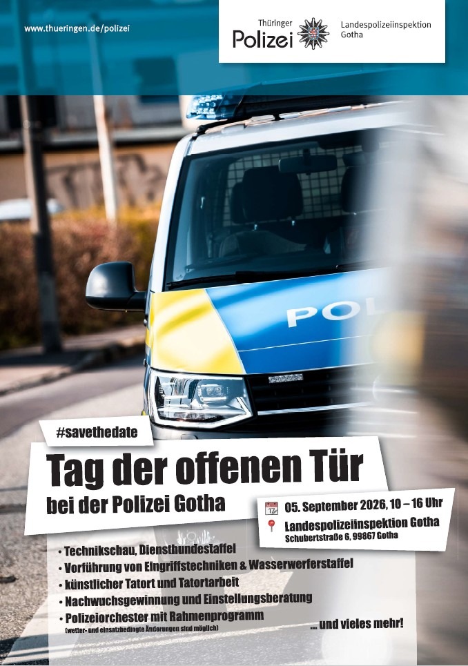 LPI-GTH: "Tag der offenen Tür" in der Landespolizeiinspektion Gotha