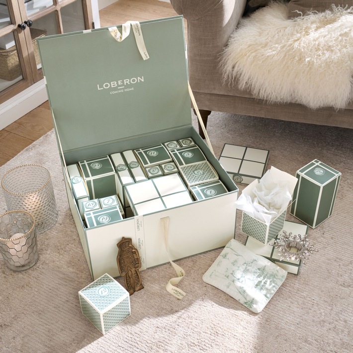 LOBERON präsentiert limitierten Adventskalender 2025 / 24 stilvolle Überraschungen für eine zauberhafte Vorweihnachtszeit