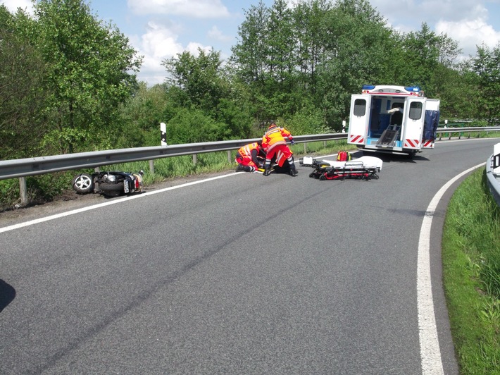 POL-WL: Rollerfahrer schwer verletzt.