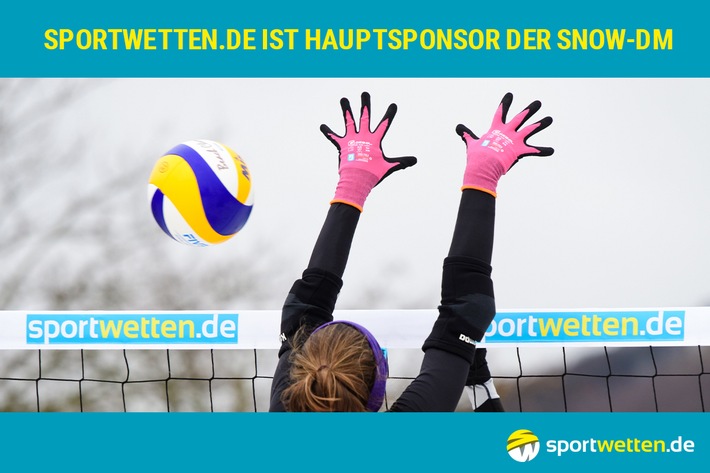 sportwetten.de wird Hauptsponsor der 3. Deutschen Snow-Volleyball Meisterschaften