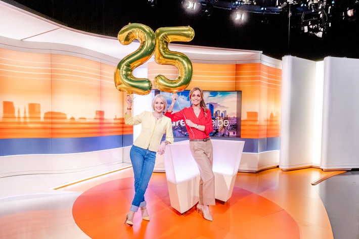 25 Jahre &quot;drehscheibe&quot; im ZDF: Jubiläumssendung mit Doppel-Moderation