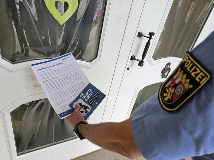 POL-PPTR: Polizei berät an der Haustür zum Thema Einbruchsschutz