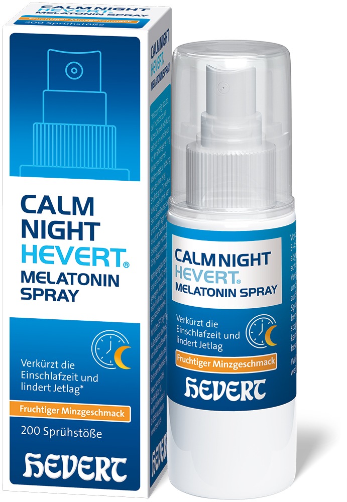 Neu: CalmNight Hevert Melatonin Spray