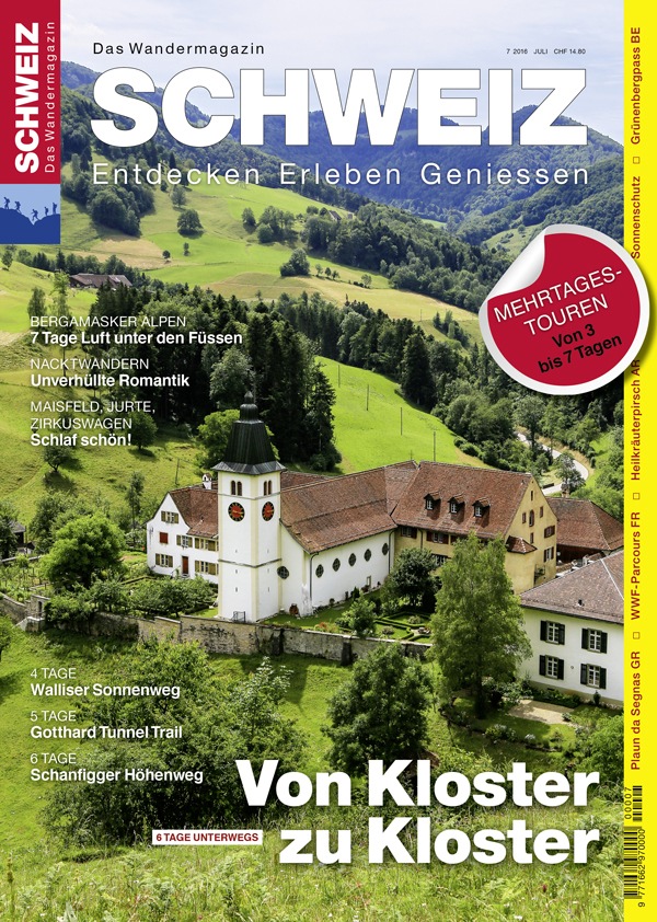 Wandermagazin SCHWEIZ: Die schönsten Mehrtagestouren
