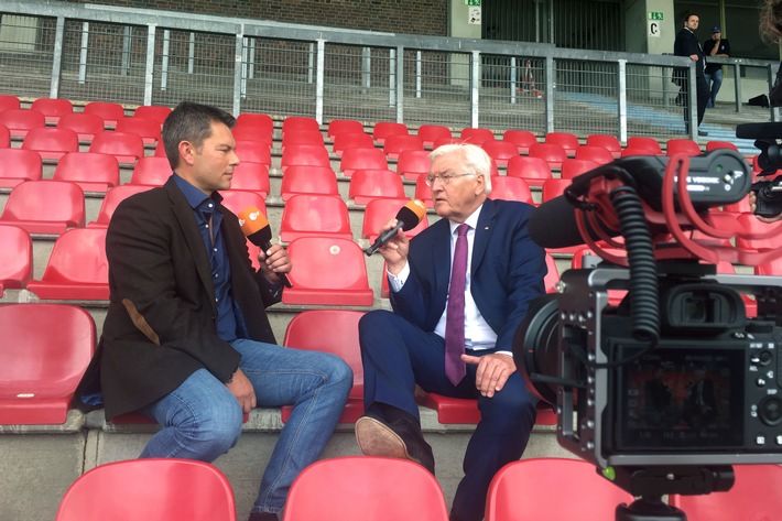 Sport und Integration: Exklusiv-Interview mit Bundespräsident Frank-Walter Steinmeier in der "ZDF SPORTreportageExtra" (FOTO)