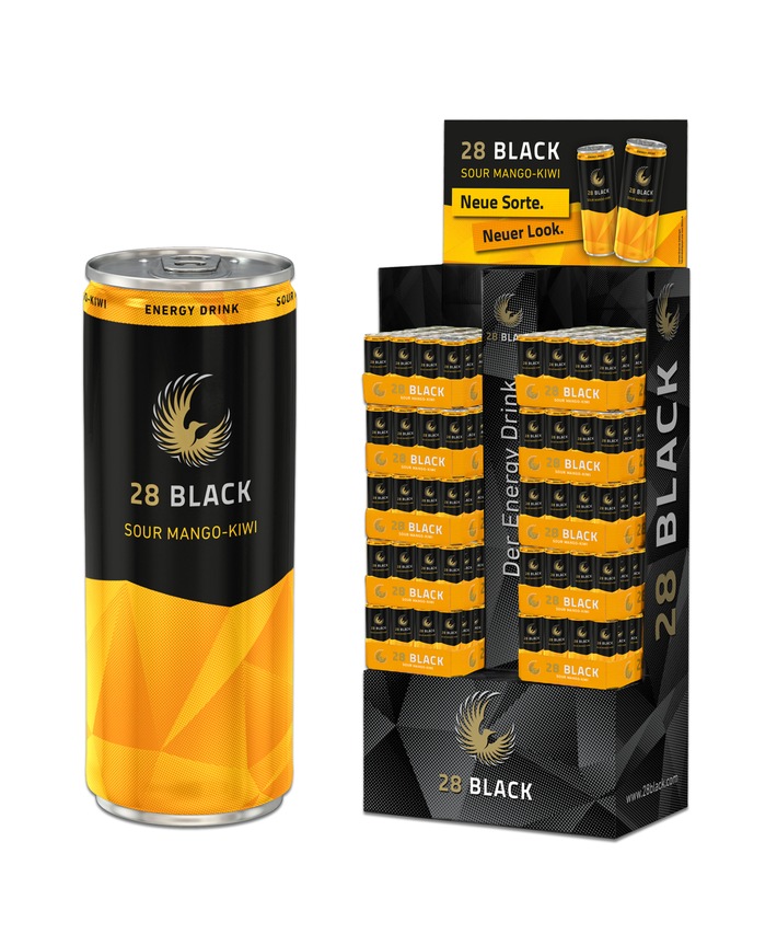 Mango to go: 28 BLACK Sour Mango-Kiwi / 28 BLACK launcht neue Sorte in neuem Look (FOTO)