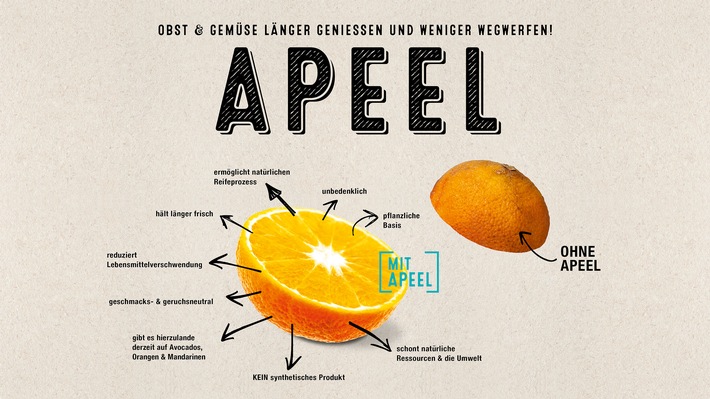 Pflanzlicher "Frische-Safe" kommt: EDEKA-Verbund macht innovative Apeel-Produkte für Verbraucher in ganz Deutschland verfügbar