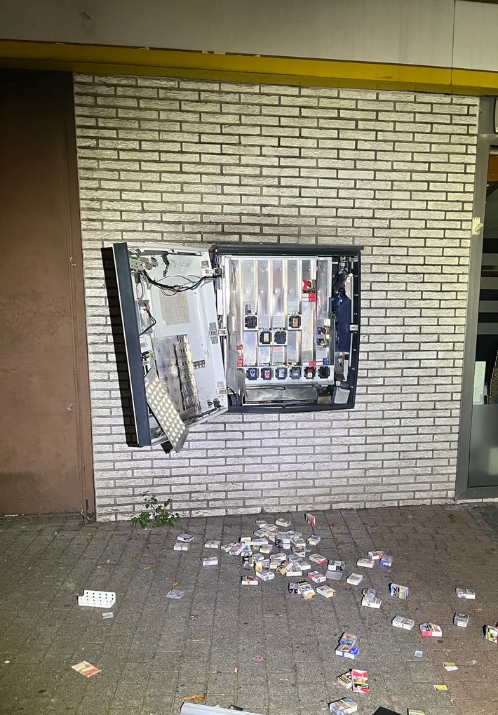 POL-SO: Zigarettenautomat gesprengt