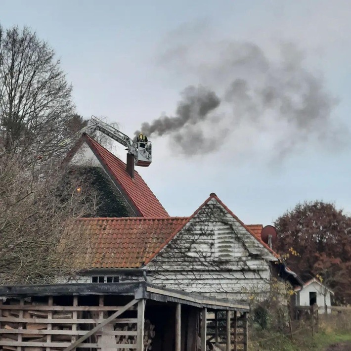 FW Kranenburg: Kaminbrand am Galgensteeg