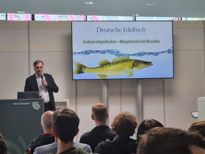 Deutsche Edelfisch GmbH auf der Messe Grünes Geld in Stuttgart: Die Fachmesse rund um das Thema ethische und nachhaltige Geldanlagen war ein voller Erfolg