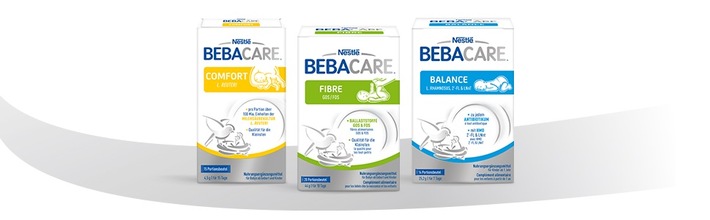 BEBACARE: Nestlé erweitert Produktportfolio mit Nahrungsergänzungsmitteln speziell für Babys und Kinder