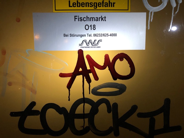 POL-PDLU: Sachbeschädigung durch Graffiti