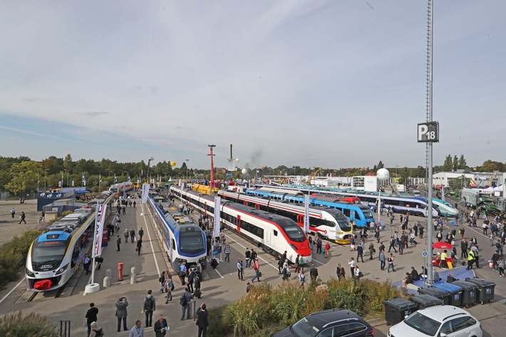Auf der InnoTrans 2018 wird&#039;s eng - Rund 5.000 m² Überhang
