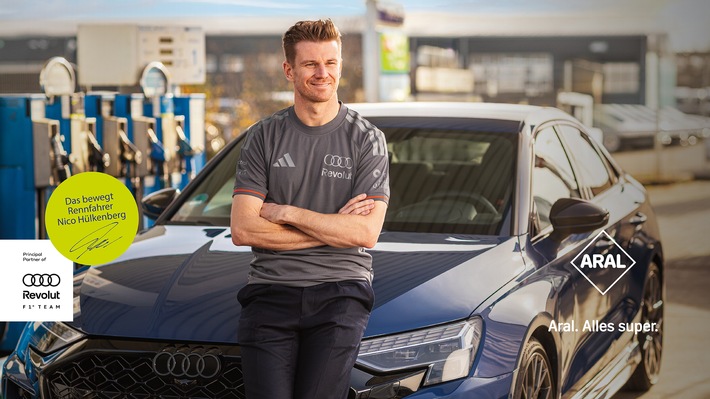 Aral Pressemitteilung: Audi Revolut F1® Team-Fahrer Nico Hülkenberg wird Markenbotschafter für Aral und Aral Ultimate