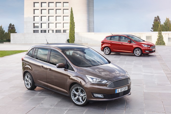 Ford C-MAX-Familie gewinnt Van-Klasse der J.D. Power-Kundenzufriedenheitsstudie und wird AUTO TEST-Sieger