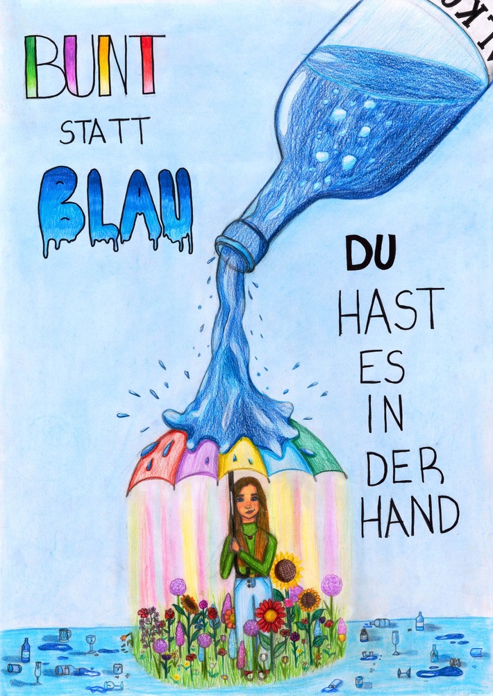 Hamburg: Schülerin aus Altona gewinnt landesweiten Plakatwettbewerb gegen Komasaufen