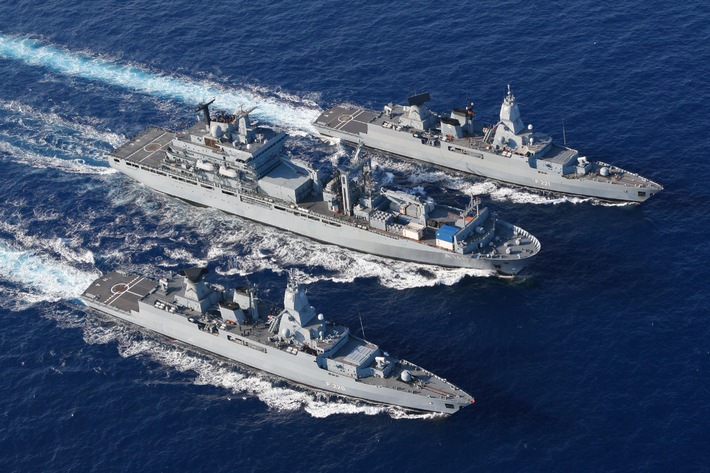 Deutsche Marine - Pressemeldung: Größtes deutsches Marineschiff besuchte Israel
