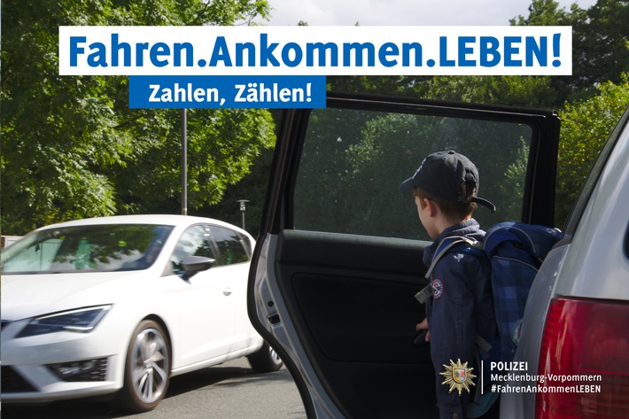 POL-HRO: Fahren.Ankommen.LEBEN! August 2018 - &quot;Schulwegsicherung&quot;

- Schulwegsicherung mit den Schwerpunkten Geschwindigkeit und Rückhalteeinrichtungen -
