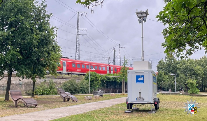 POL-MFR: (740) BAYERN. 360° SICHERHEIT. BAHNHOF. - Erweiterung der mobilen Videoüberwachung im Celtispark