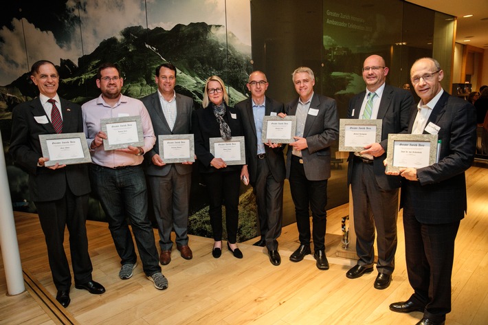 Greater Zurich Area appoints Honorary Ambassadors on the East Coast