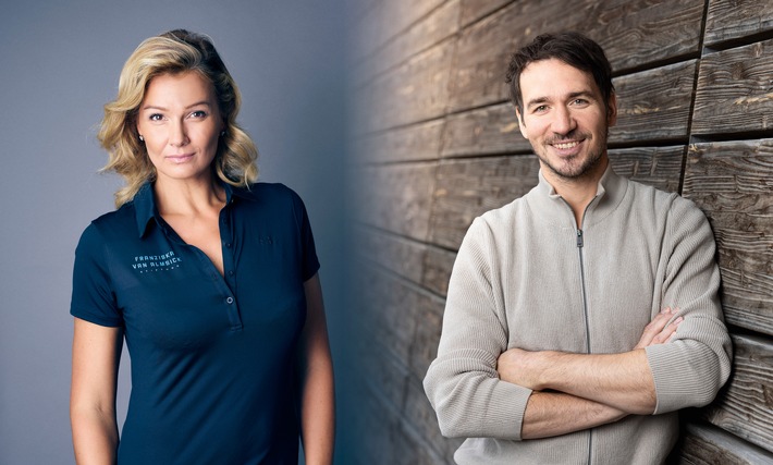 Franziska van Almsick und Felix Neureuther führen den walk4help an