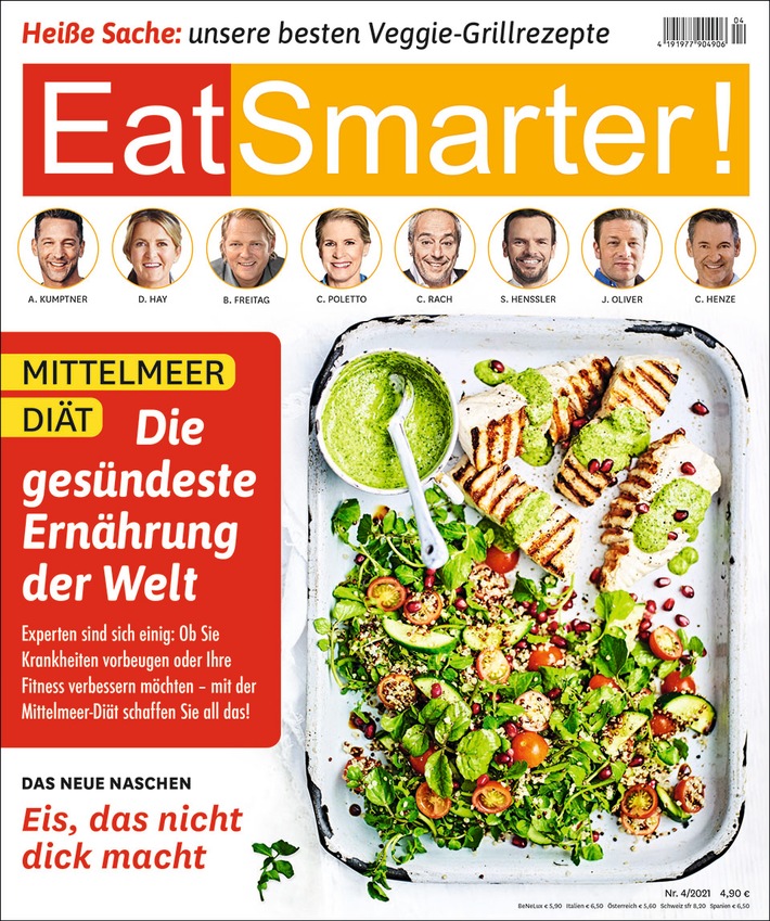 EAT SMARTER Heft 4/2021 – mit der Mittelmeer-Diät als gesündeste Ernährung der Welt