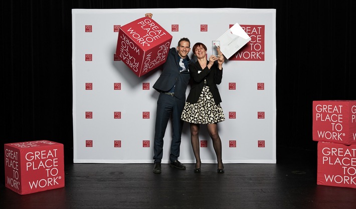 Great Place to Work - dbi services auf Platz 7 im Ranking der Schweizer Unternehmen, "in denen es sich gut arbeiten lässt" (Kategorie "20-49 Mitarbeiter")