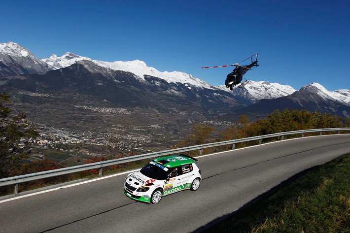 SKODA verteidigt Führung bei der  &quot;Rallye International du Valais&quot; (FOTO)