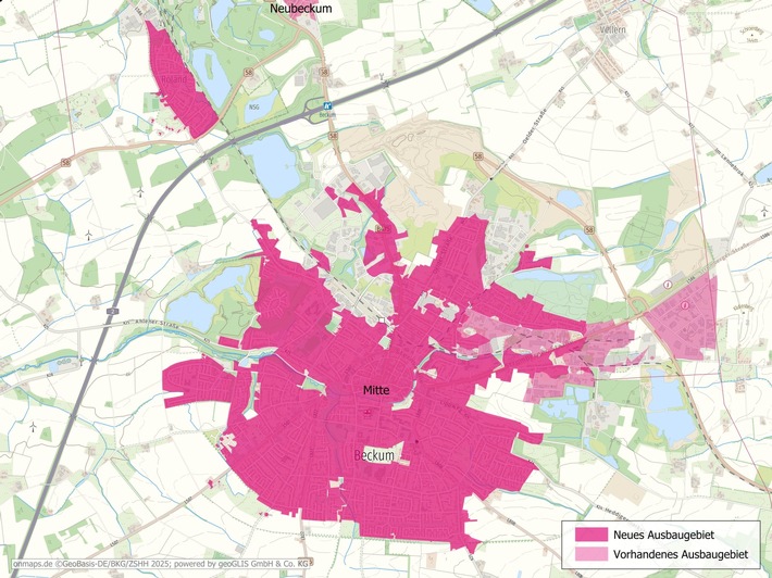 Glasfaser für Beckum