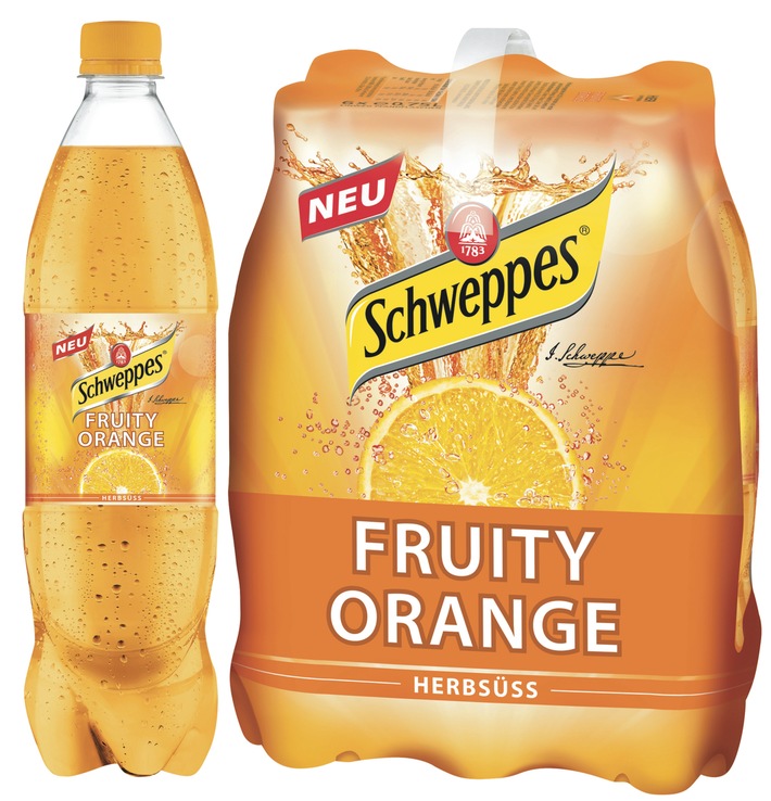 Fruity - Das andere Schweppes / Neue Sorte: Fruity Orange