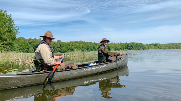 ZDF-&quot;drehscheibe&quot; unterwegs an der Müritz