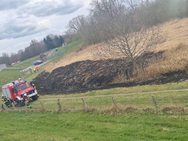 POL-CUX: Zwei Brände im Grünstreifen in kurzem Abstand in Hemmoor - Zeugenaufruf (Foto im Anhang)