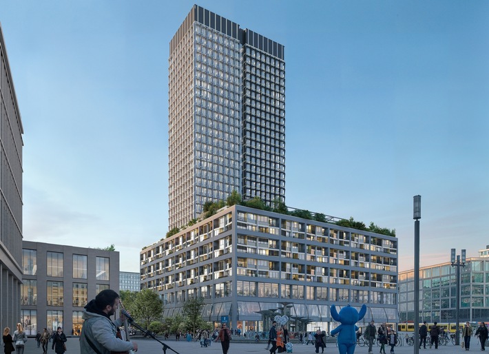 Smarter Riese: Drees & Sommer begleitet Covivios 130-Meter-Leuchtturmprojekt 030BLN in Berlin