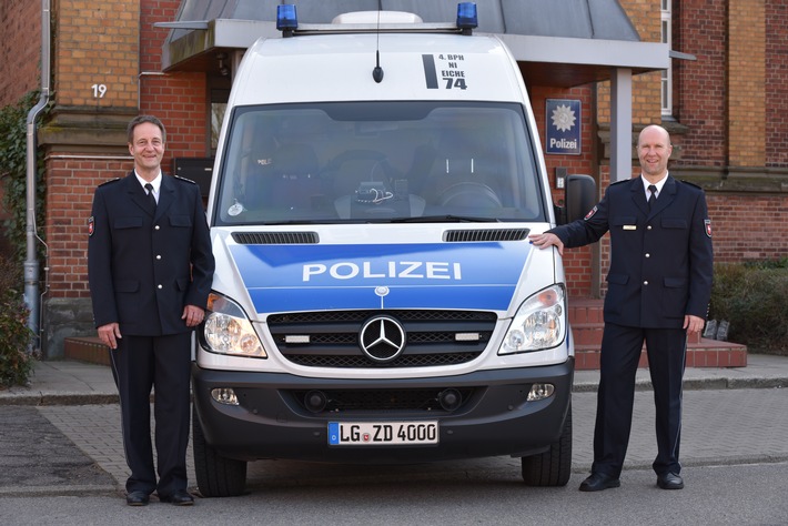 ZPD-LG: &quot;Wachwechsel&quot; an der Spitze der 4. Bereitschaftspolizeihundertschaft in Lüneburg