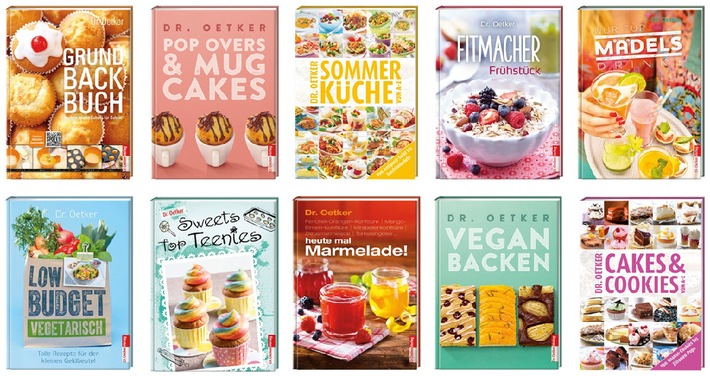Dr. Oetker Verlagsprogramm Frühjahr 2015 - Süß, herzhaft oder eisgekühlt: Der Frühling sorgt für frischen Wind! (FOTO)