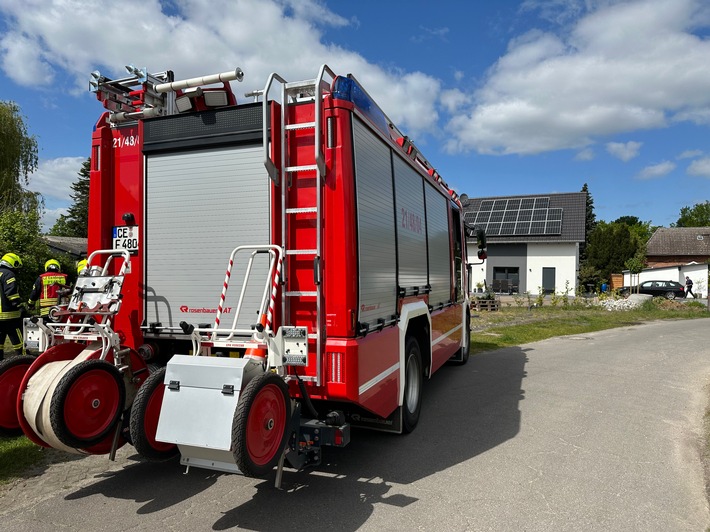 FW Flotwedel: Ortsfeuerwehr Eicklingen rückt zu vermeintlicher Rauchentwicklung an der B214 aus