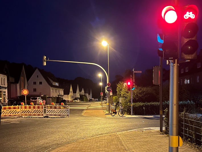 POL-BI: Unfallflucht im Baustellenbereich